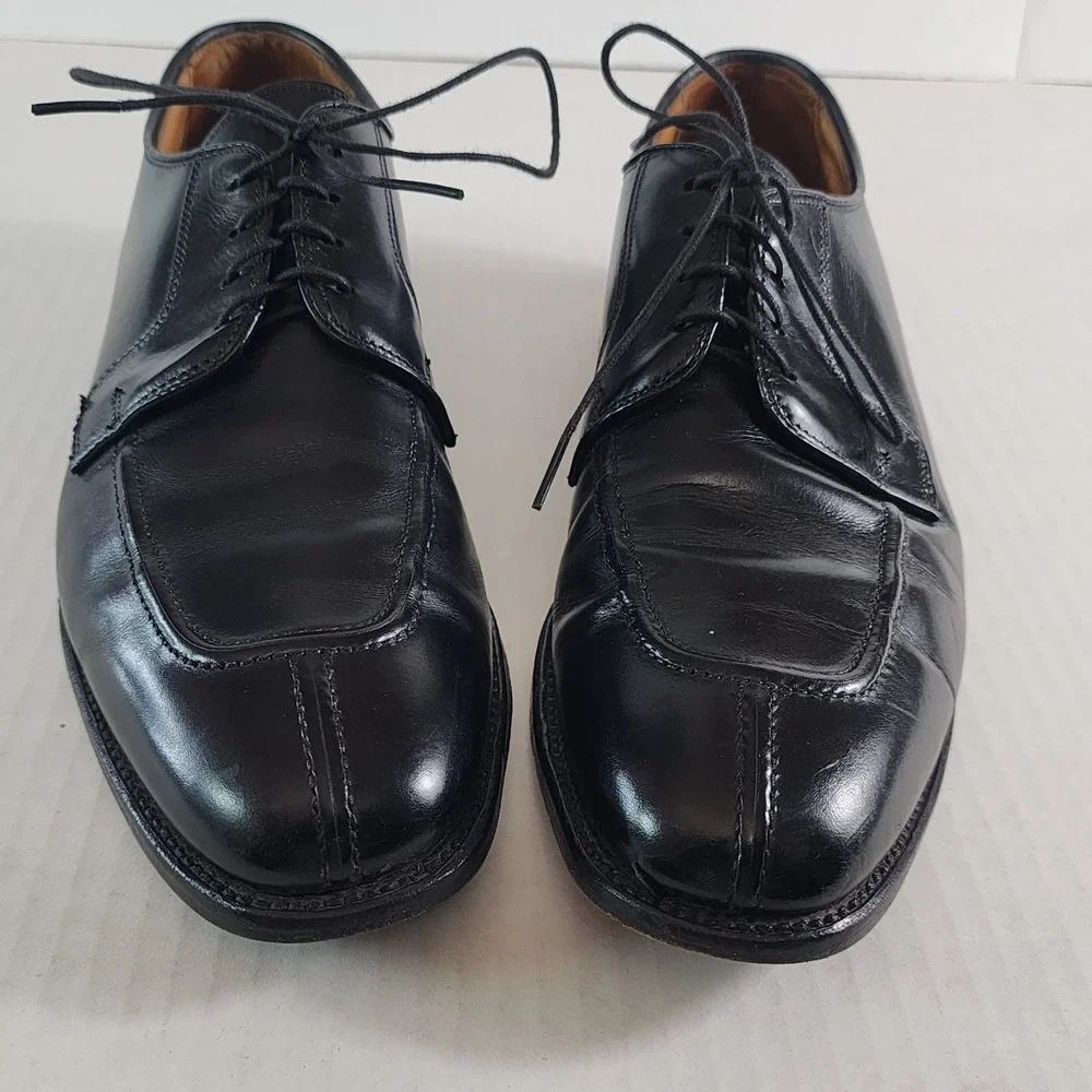 ALLEN EDMONDS Hancock 8404 Oxford Dress‎ Shoes Mens 10 Black Split Toe USA Made